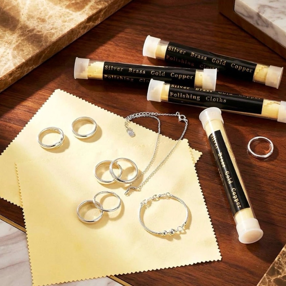 Sterling Silver, Gold, Brass or Copper Polishing Cloth